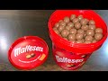 Maltesers chocolate bucket  unboxing  review  asmr  440 grams