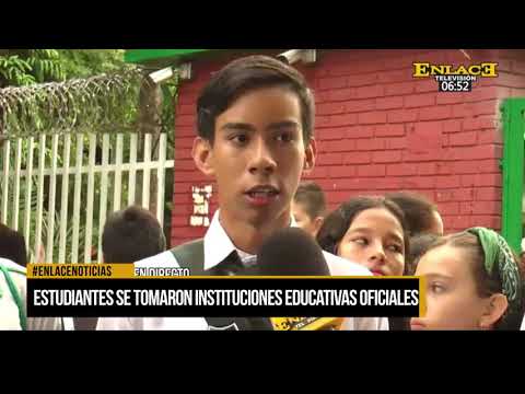 Estudiantes se tomaron instituciones educativas oficiales