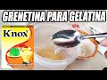 COMO PREPARAR  GRENETINA PARA GELATINA | Elizabeth M.C