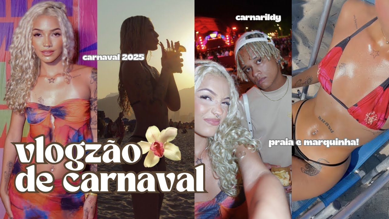 VLOG DE CARNAVAL: MARQUINHA, PRAIA, SHOW DA LUDMILLA E COMIDAS GOSTOSAS!🎭