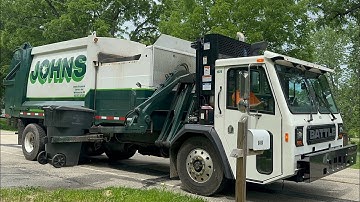 Brand New Johns Disposal Battle Heil Python Garbage Truck Video + More