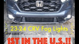 23/24 CRV HYBRID FOG LIGHTS INSTALL