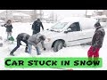 Car Stuck in Snow - Toronto,Canada