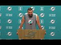 DL Zach Sieler meets with the media | Miami Dolphins