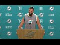 DL Zach Sieler meets with the media | Miami Dolphins