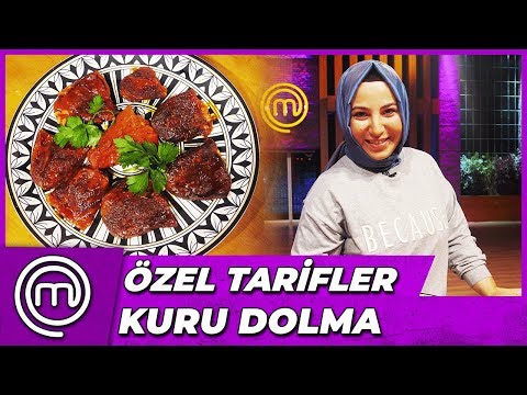 Eda'dan Zeytinyağlı Kuru Dolma Tarifi | MasterChef Türkiye