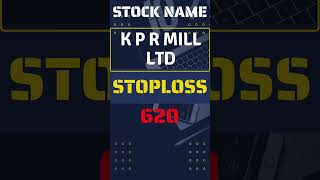 KPR MIL SHARE LATEST NEWS #shortterm #kprmill #analysis #stockanalysis #stockmarket #shorts #short