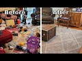 We cleaned this very busy moms home for free