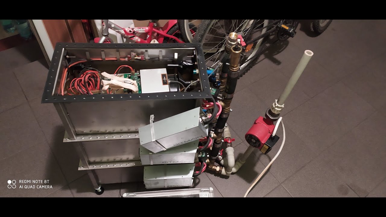 Kopać każdy może cz. 62 - Darmowe ogrzewanie domu Bitcoinem zestaw koparek  dla Górnika Dawida :-)