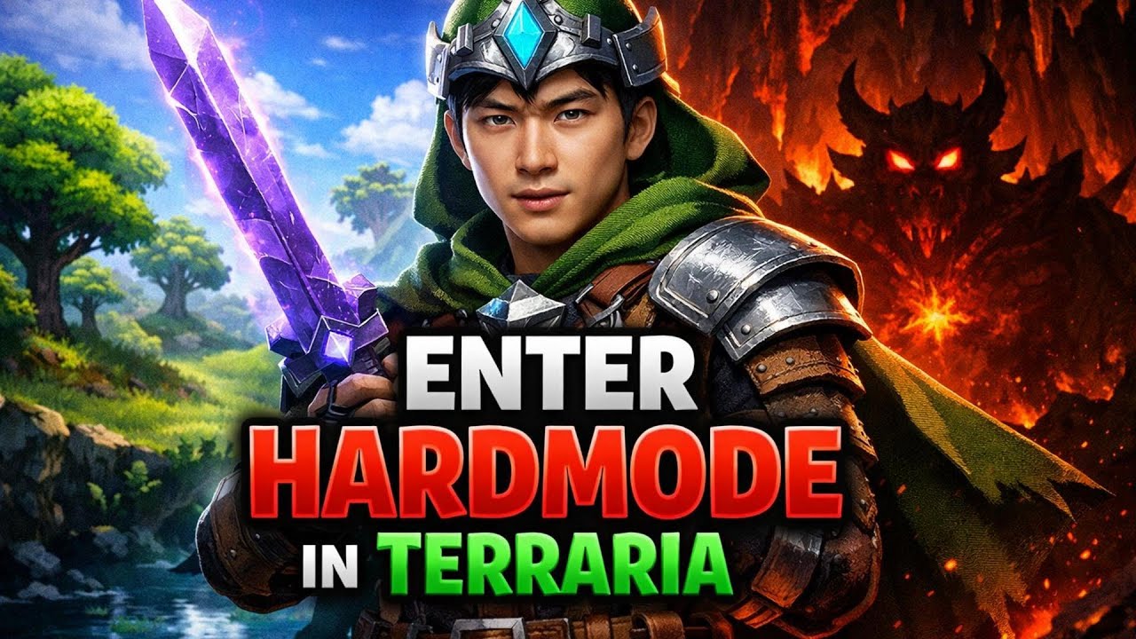 How to ENTER HARDMODE in Terraria (Step by Step) - YouTube