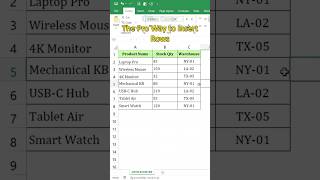 Stop Right-Clicking! The Pro Way to Insert Rows #excel #dataextractor #exceltips #dataanlysis