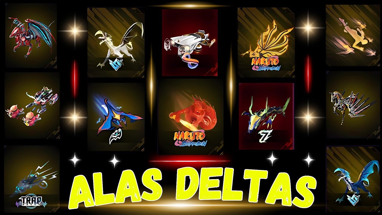 TODAS LAS ALAS DELTAS FREE FIRE CUAL ES EL MEJOR ALA DELTA QUE A SALIDO