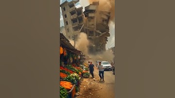 landslide destroy everything 😱 #shorts #disaster #landslide #constructionsdisaster