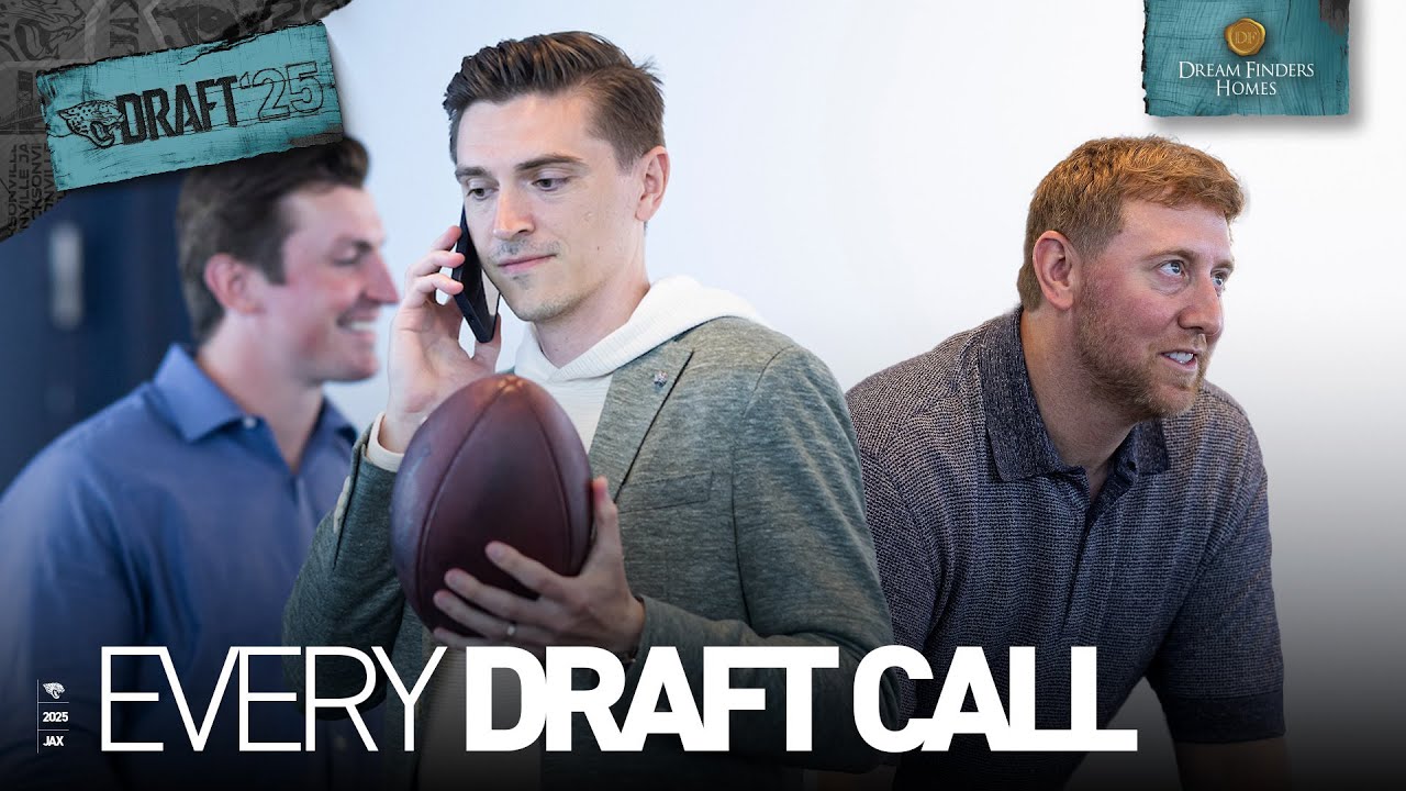 INSIDE THE DRAFT ROOM: Every Phone Call to Jaguars 2025 Draft Class | Jacksonville Jaguars