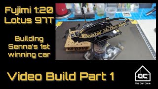 Building Senna's first winner - 1:20 Fujimi Lotus 97T Part 1 Lotus 97t Model Kit