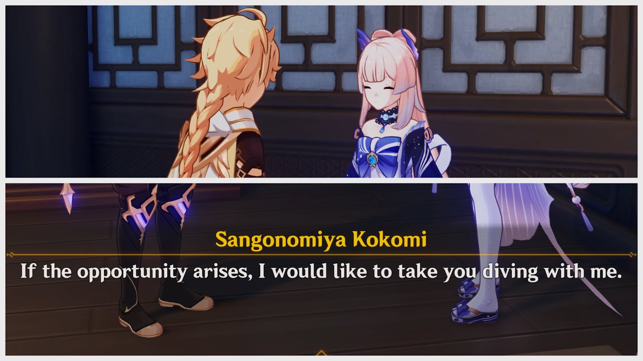 All Sangonomiya Kokomi Teapot Voicelines & Variations Genshin Impact