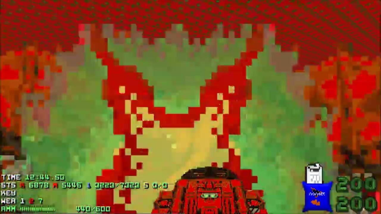 Doom 2 Junk Food Level 36 UV [TAS] with 100.3% in 