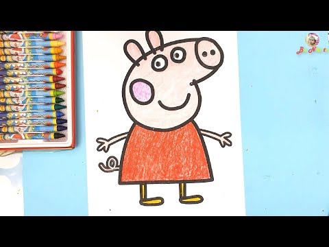 Hình Heo Peppa Cho Bé Tô Màu - Trò Chơi Tô Màu Hình Heo Peppa - Peppa Pig Coloring Game