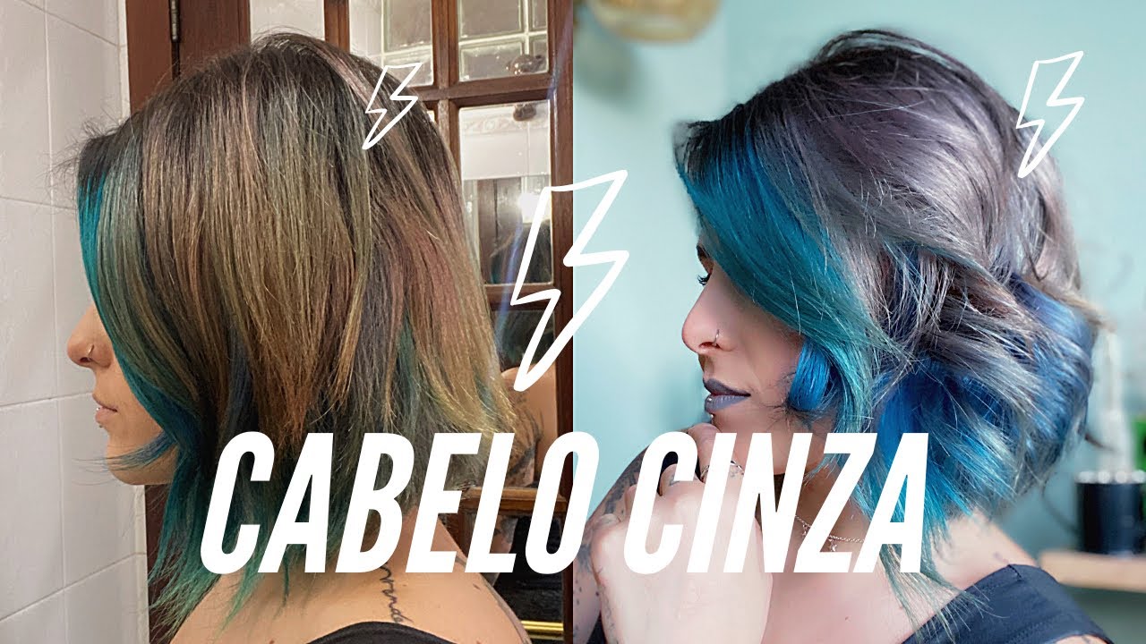 CABELO CINZA COM BANHO DE BRILHO GRAFITE DA BIOSEVE - YouTube