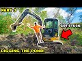 Building a GIANT 2 ACRE POND in My BACKYARD!!! (Part 3)
