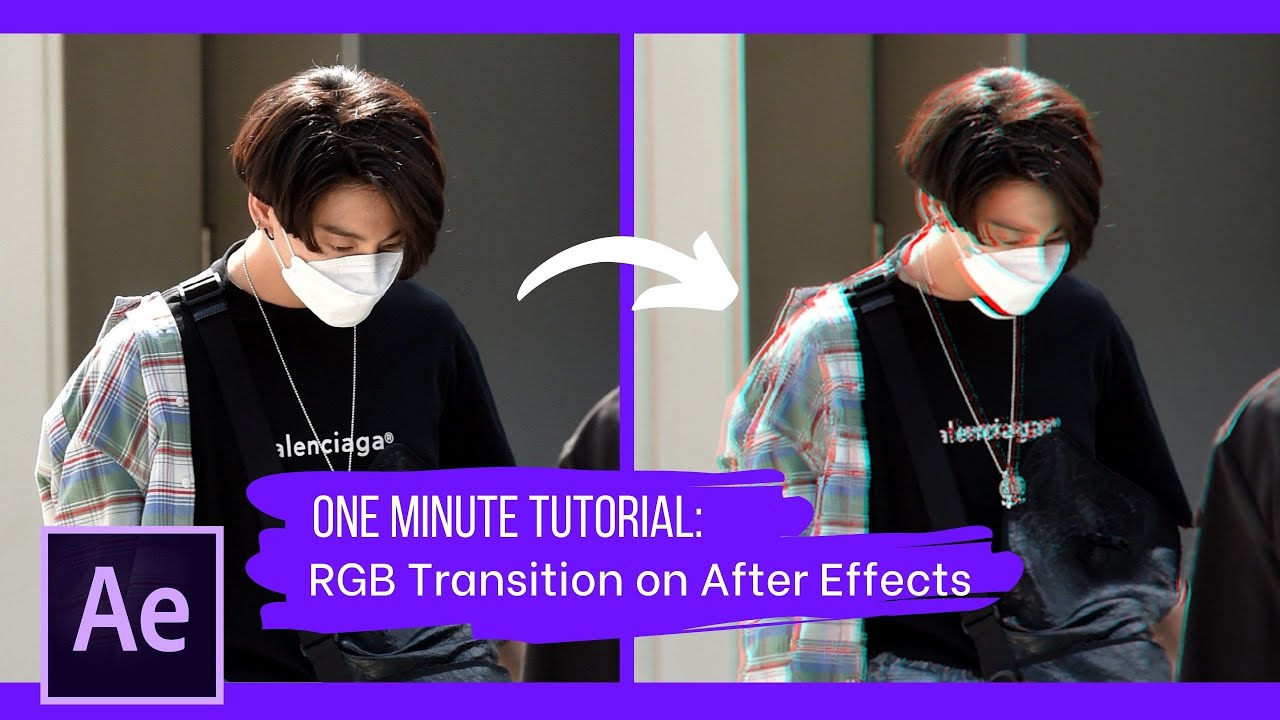 RGB TRANSITION - After Effects Tutorial - YouTube