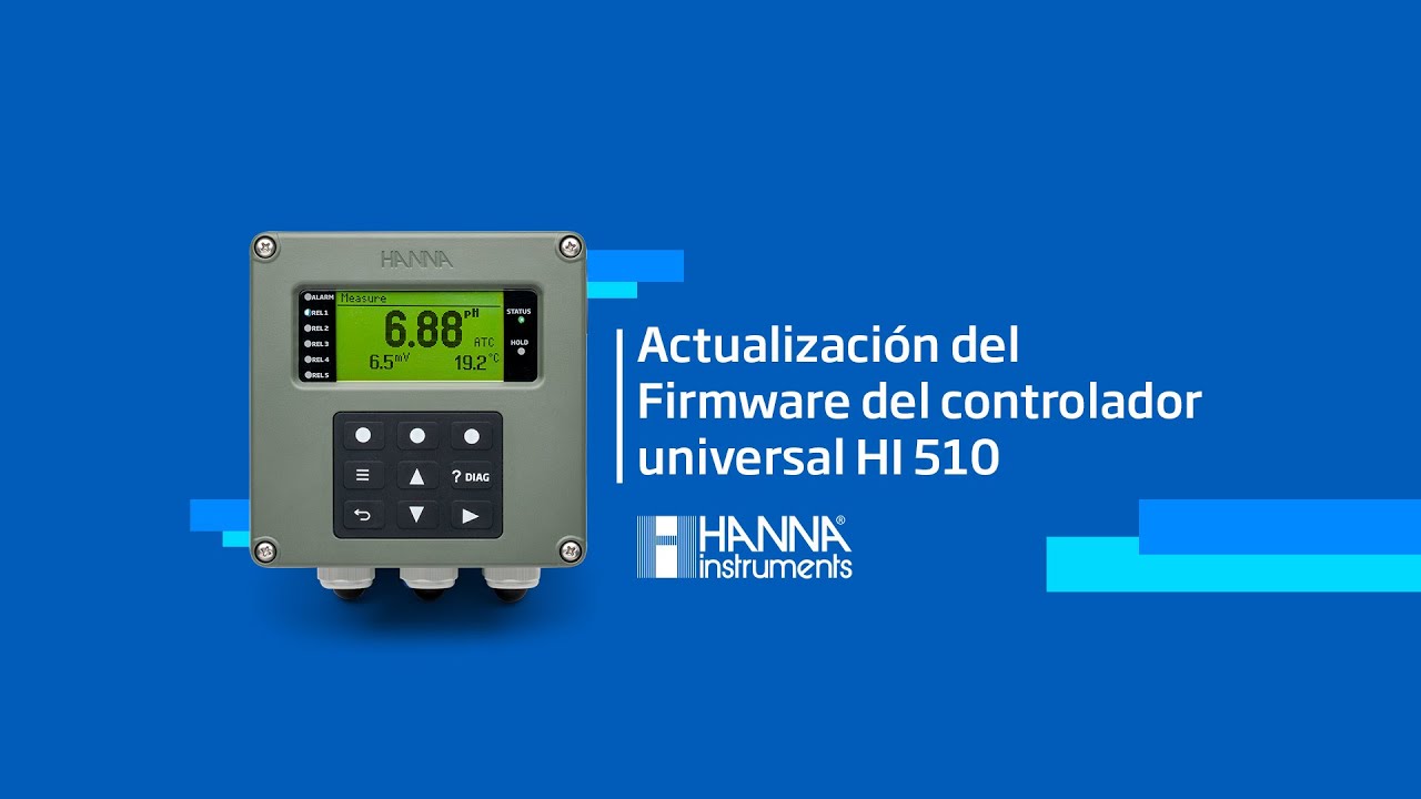 Actualización del Firmware del controlador universal HI510 - YouTube