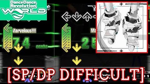 【DDR WORLD】 Robot Footwork / Super Shrimp [SP/DP DIFFICULT] 譜面確認 Play