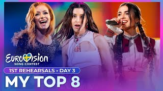 Eurovision 2024: 1st Rehearsals (Day 3) | My Top 8
