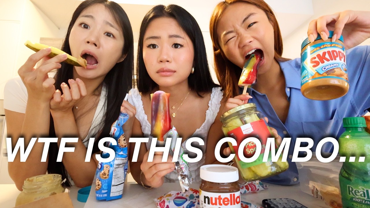 WE TRIED ALL OF THE WEIRD PREGNANCY CRAVINGS!!!