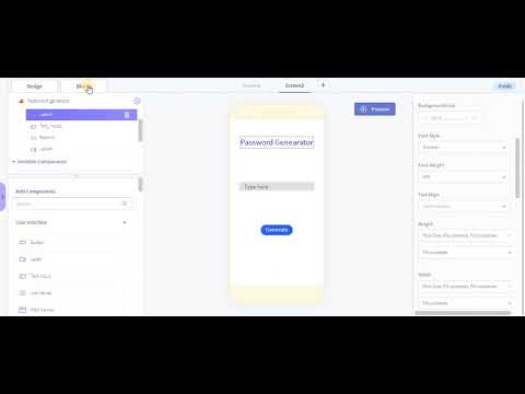 How To Make Rememberable Password Generator App App In Thunkable