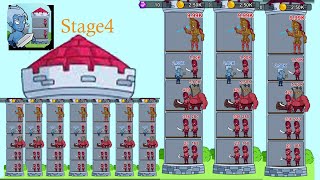 Hero Castle War Max Levels Gameplay Walkthrough (iOS, Android) #stage4 Ep228 screenshot 5