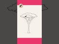 How to Draw an ACACIA TREE! 🌳☀️  Safari Drawing with Guide Lines for Kids &amp; Beginners #lidoartworks