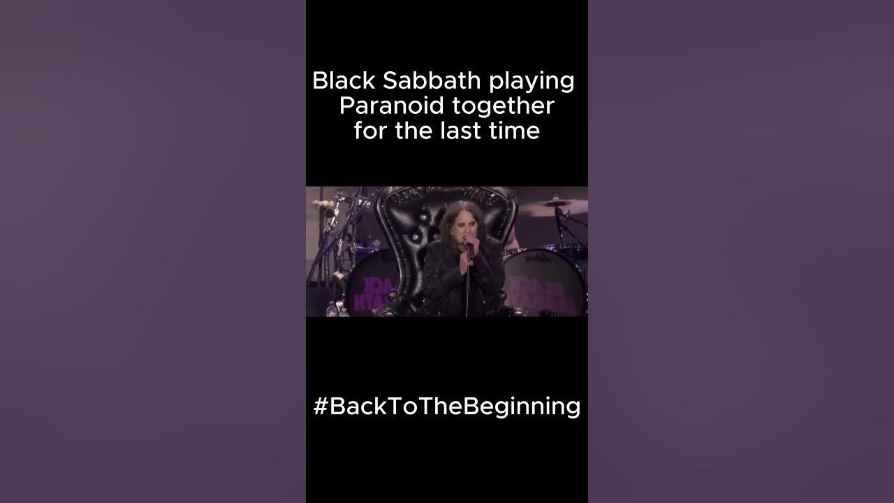 Black Sabbath’s Final Paranoid Performance – End of an Era #backtothebeginning #metal #blacksabbath Black Sabbath’s Final Paranoid Performance – End of an Era #backtothebeginning #metal #blacksabbath
