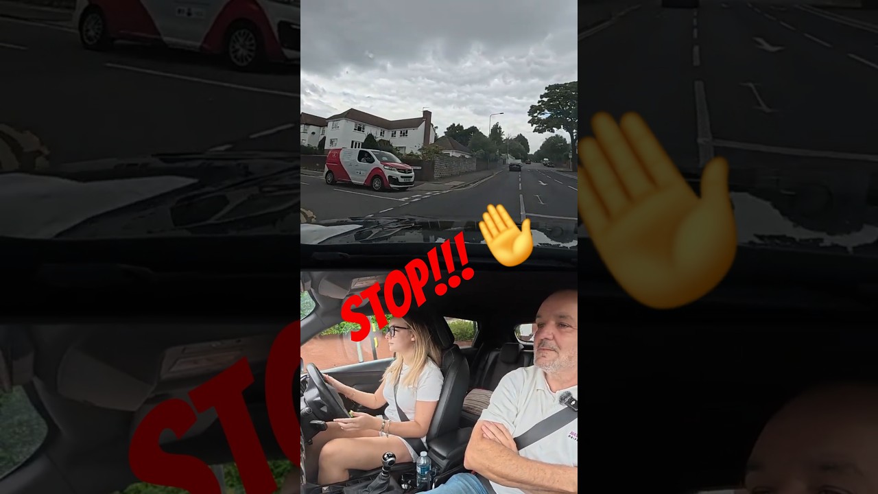 STOP! Cutting corners will fail your driving test!