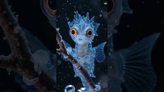 A mesmerizing bioluminescent sea creature #SeaLife #ViralReels #ExploreNature #EarthWonders #Nature