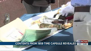 Contents from 1959 time capsule revealed