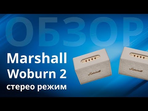 Видео: Обзор Marshall Woburn 2 и, как подключить их в стерео режим