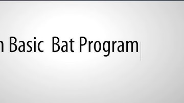 Batch Programming  Lesson 2 User Input, Variables