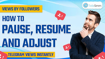 Take Full Control of Your Telegram Views – Pause, Resume, and Adjust Anytime! #telesmm #trending