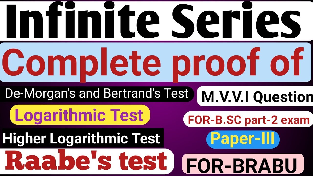 Infinite series, Higher Logarithmic