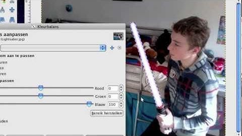 How to make a lightsaber on Gimp 2.6 | Tutorial