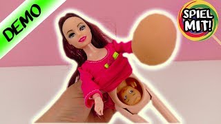 SCHWANGERE PUPPE - Barbie mit Baby im Bauch | Schwangerschaft + Geburt  spielen - YouTube