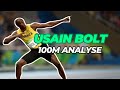 Usain bolt  100m record du monde analyse