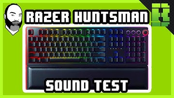 Razer Huntsman Elite Sound Test Typing | Opto-Mechanical Switch Keyboard