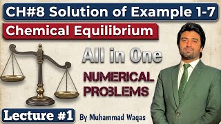 Chapter 8 numerical class 11 chemistry | Numerical examples of ch 8 chemistry |Chemical Equilibrium