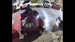 Police share surveillance video after vandals smash car windows in North Philly
