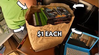 She Brought Out A Grocery Bag of Video Games at this Garage Sale!
There is nothing better than asking for video games at a yard sale and the seller brings out something old from the attic......and only wants $1 each game! Garage Sale ride along.
If you are a collector or reseller looking to network, hangout, have questions or want to sell some of your finds join my discord! Its free!
Discord Link: https://discord.gg/qHgCD5wDuz
Like some of the items you see in my videos? Click here to buy them!
eBay store link: https://www.ebay.com/usr/kreesky
Business inquires or questions:
CKreesky@gmail.com
Music done by HeatleyBros! Check him out on YouTube he is awesome!
#thrifting
#goodwill
#music
#reselling
#vintage
#retrogaming
#pokemon She Brought Out A Grocery Bag of Video Games at this Garage Sale!