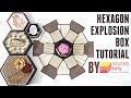 Hexagon Explosion Box Tutorial by Srushti Patil