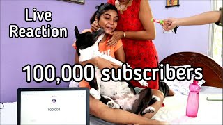 Finally 1 Lakh Subscribers Live Reaction Style N Tips By Puja