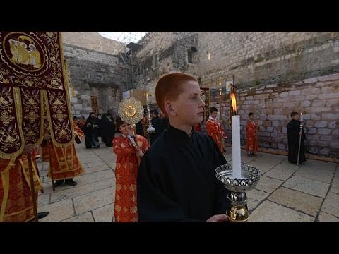 Los cristianos ortodoxos celebran la Navidad - YouTube